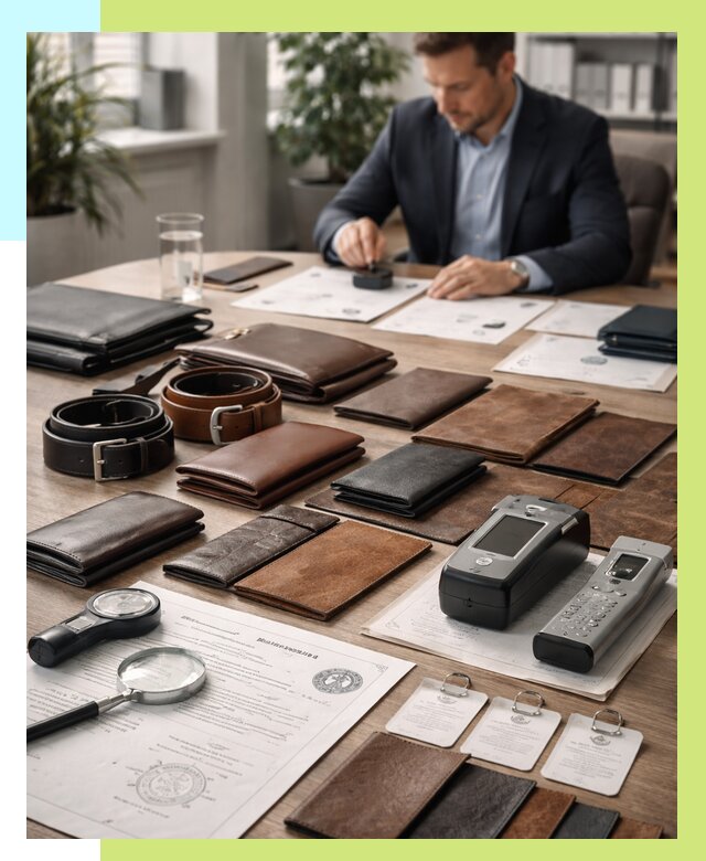 Сертификация кожаных изделий в Нефтеюганске от 12202 р. | Алешин-Нфт