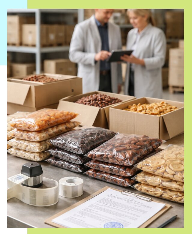 Сертификация сухофруктов в Нефтеюганске от 12202 р. | Алешин-Нфт под ключ