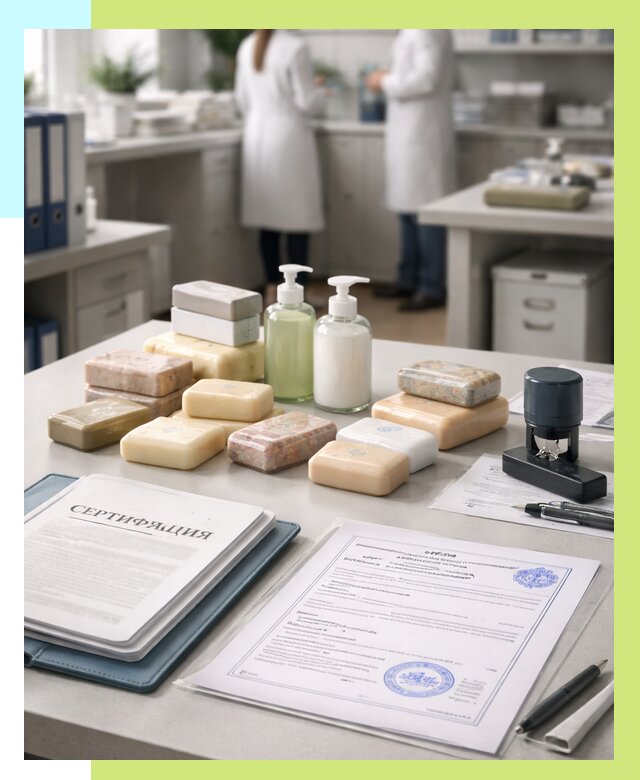 Сертификация мыла и сертификат на мыло в Нефтеюганске от 12202 | Алешин-Нфт
