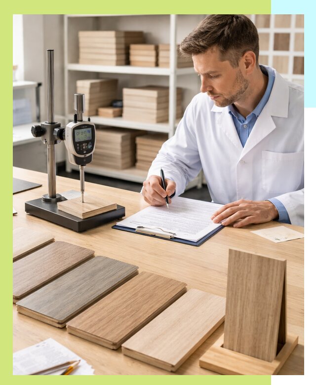 Сертификация ламината с испытаниями и оформлением документов в Нефтеюганске
