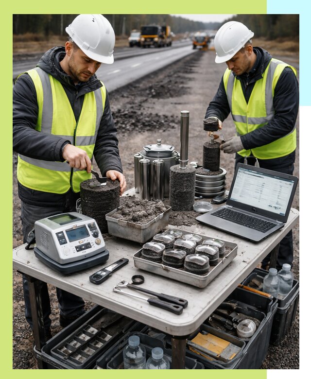 Сертификация асфальта: испытания и подтверждение в Нефтеюганске