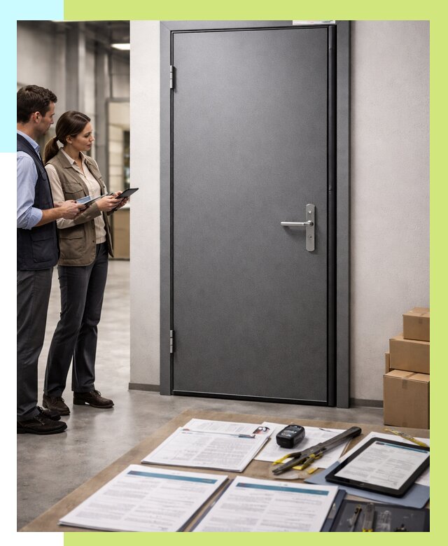 Сертификация противопожарных дверей в Нефтеюганске от 9151 р. | Алешин-Нфт