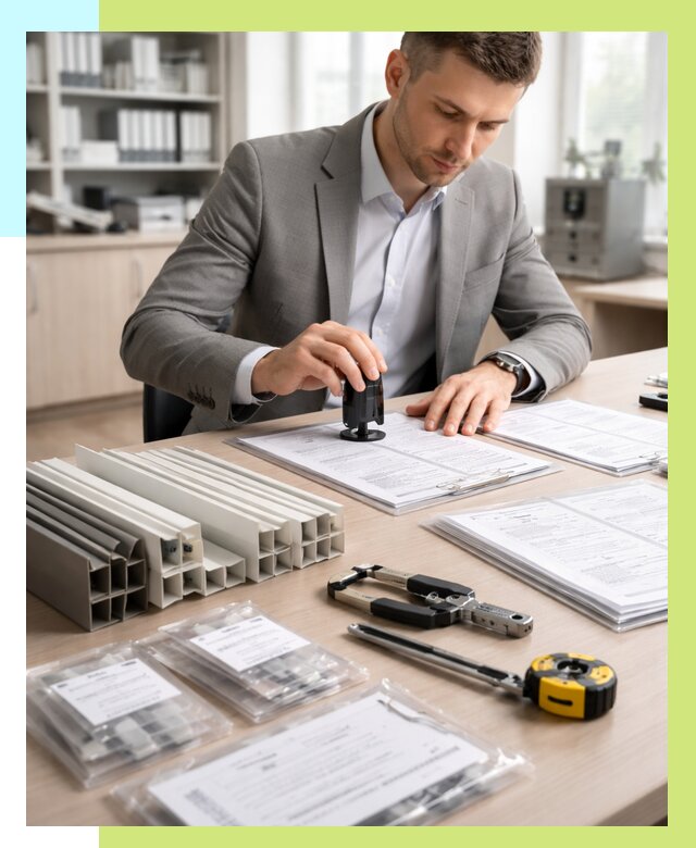 Сертификация ПВХ продукции в Нефтеюганске от 8643 р., Алешин-Нфт