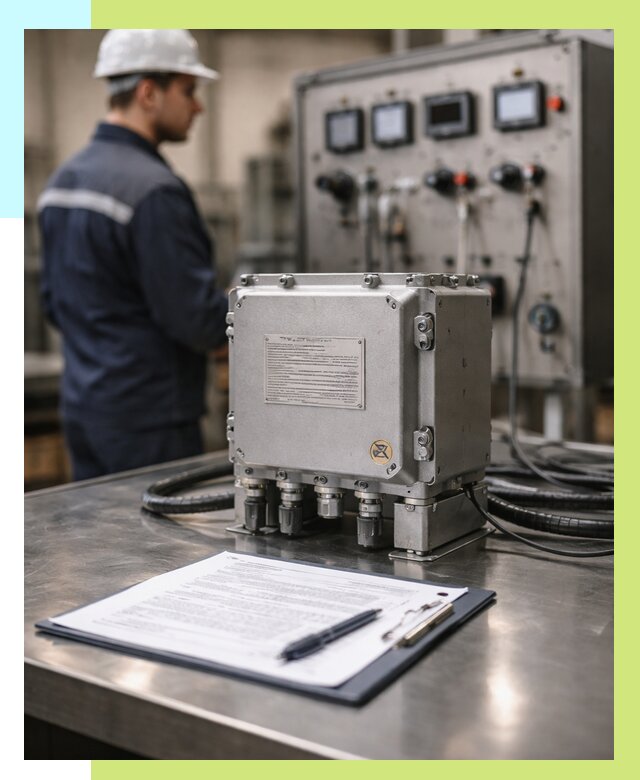 Сертификация взрывозащищенного оборудования в Нефтеюганске от 35588 р. | Алешин-Нфт