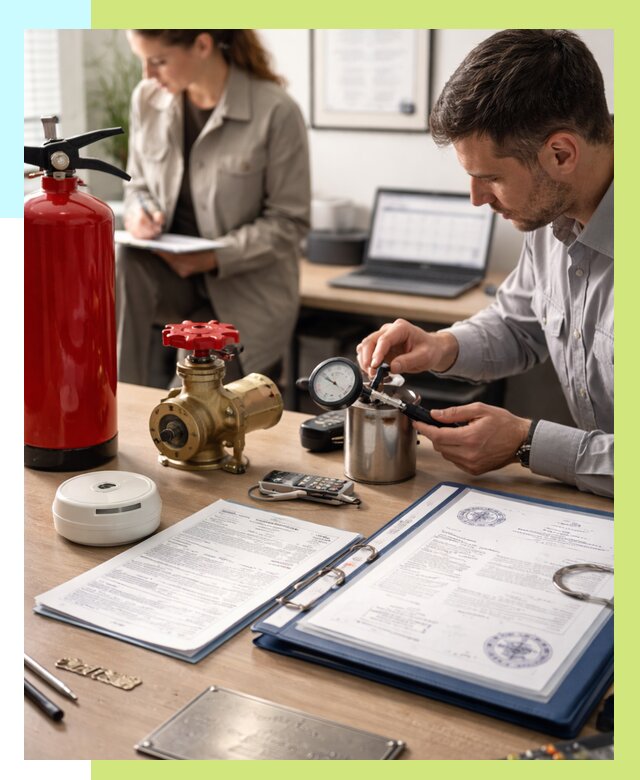 Сертификация пожарного оборудования в Нефтеюганске от 15252 р.|Алешин-Нфт