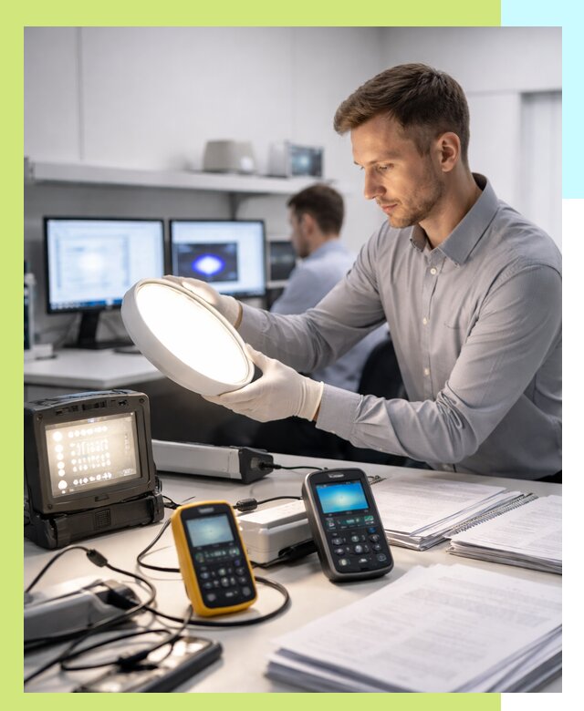 Сертификация светильников в Нефтеюганске: испытания и оформление