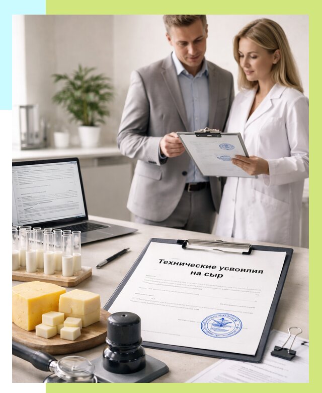 ТУ на сыры в Нефтеюганске срочно от 12202 р. — оформление | Алешин-Нфт