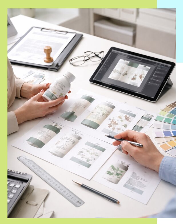 Профессиональная разработка дизайна и текста этикетки продукции в Нефтеюганске