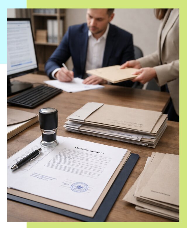 Отказное письмо для таможни в Нефтеюганске от 3050 р, Алешин-Нфт