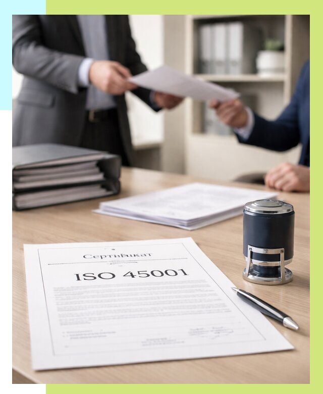 Сертификат ISO 45001 в Нефтеюганске под ключ от 45756 р. | Алешин-Нфт